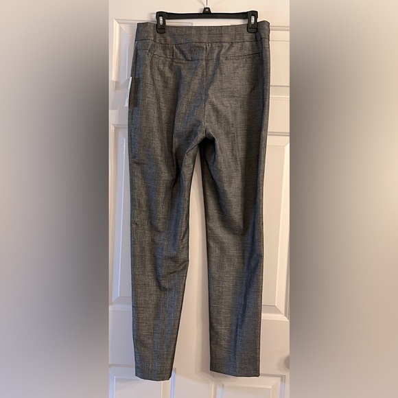 NWT Anne Klein Straight Leg Pants, Size 10, Black/Gray Pattern - Picture 3 of 8